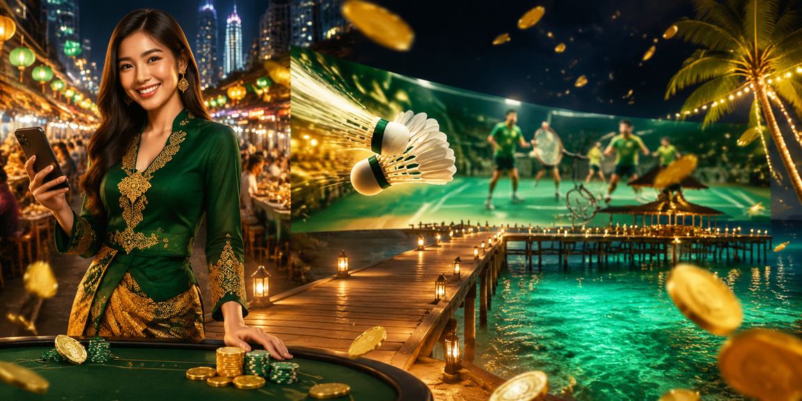 Suasana promosi Hari Raya kasino mudah alih di Kuala Lumpur melalui es125