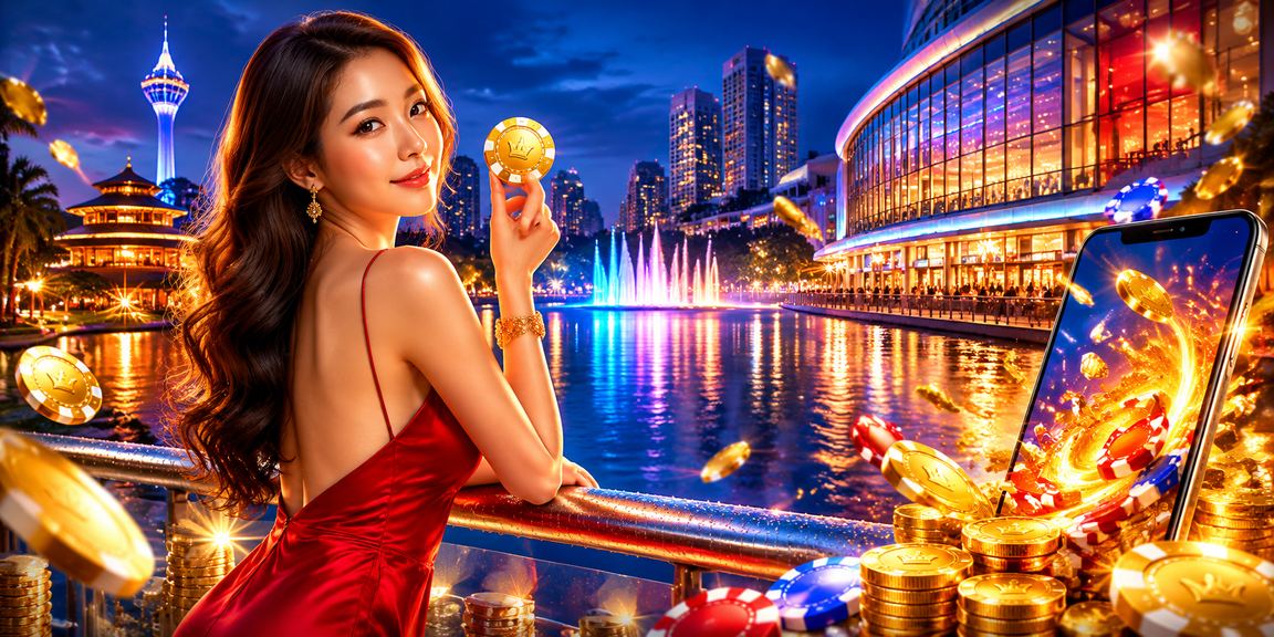 Pengguna Malaysia menikmati platform hiburan es125 melalui telefon pintar bergaya moden